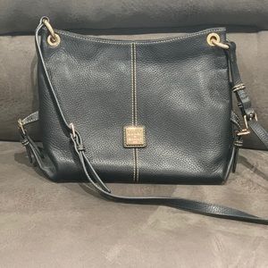 Dooney & Bourke Cross Body Black Pebble Leather